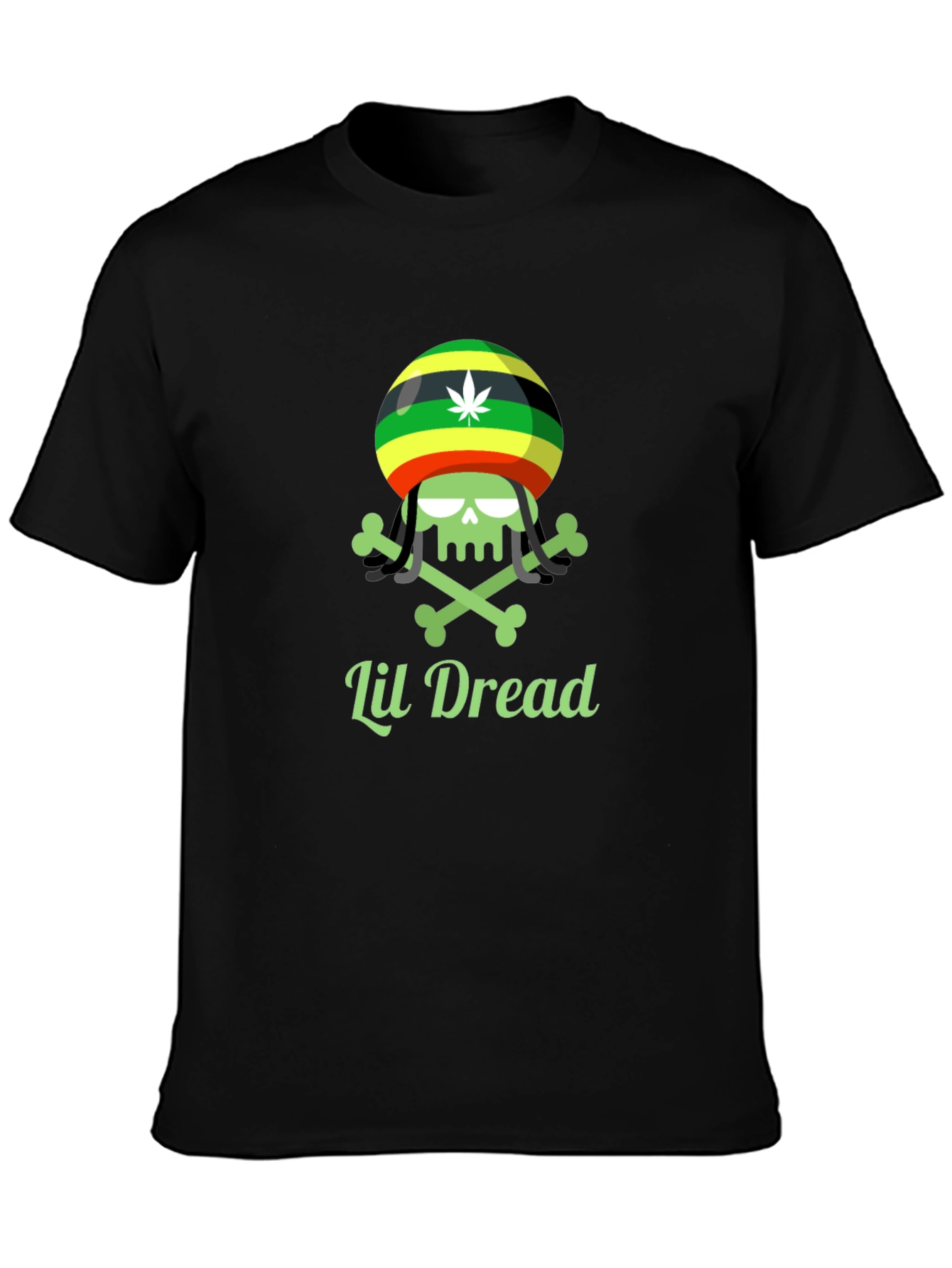 Lil Dread Tee - Reggae Skull T-Shirt