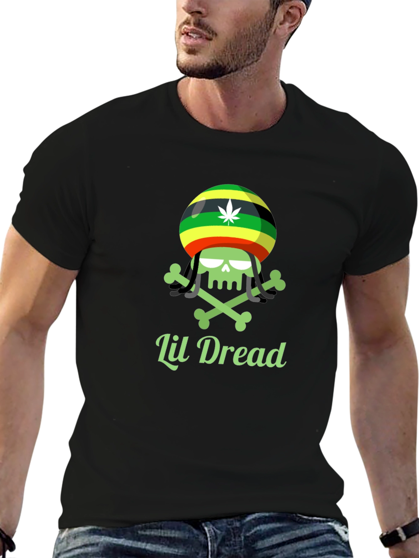 Lil Dread Tee - Reggae Skull T-Shirt