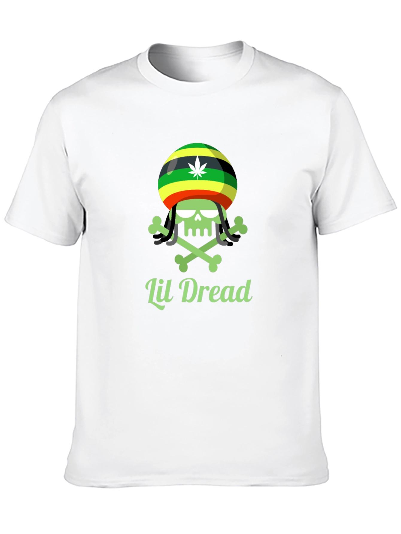 Lil Dread Tee - Reggae Skull T-Shirt