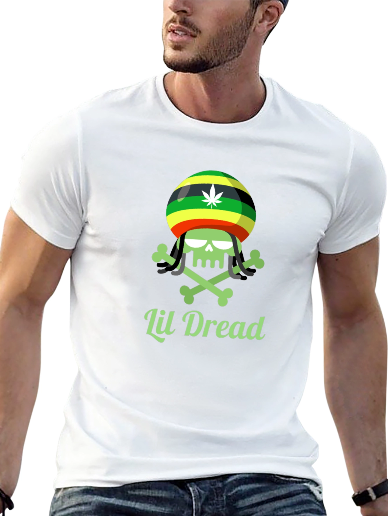 Lil Dread Tee - Reggae Skull T-Shirt