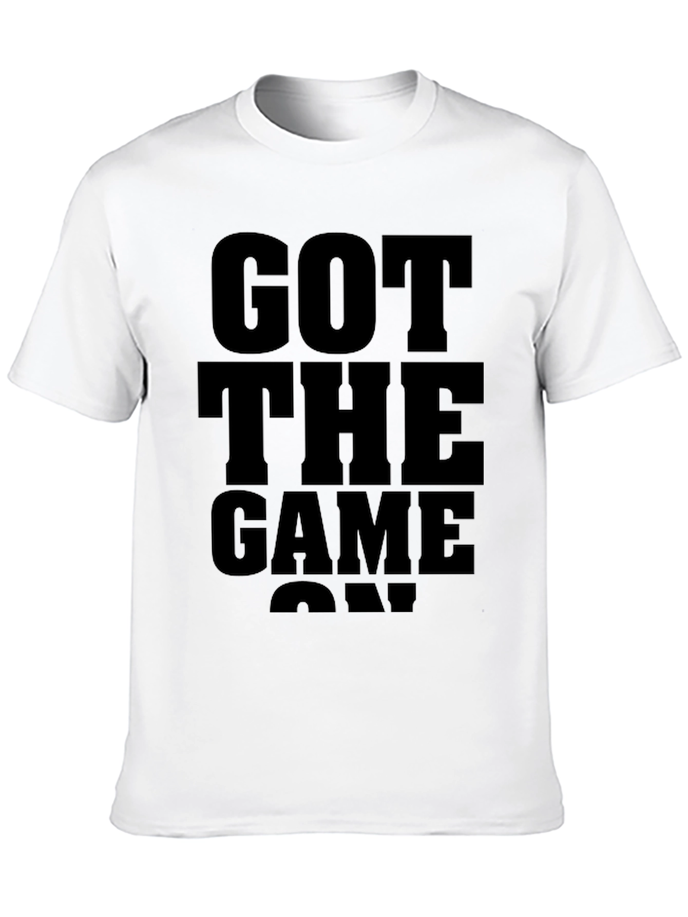 Got Game On Black Graphic T-Shirt