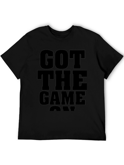 Got Game On Black Graphic T-Shirt