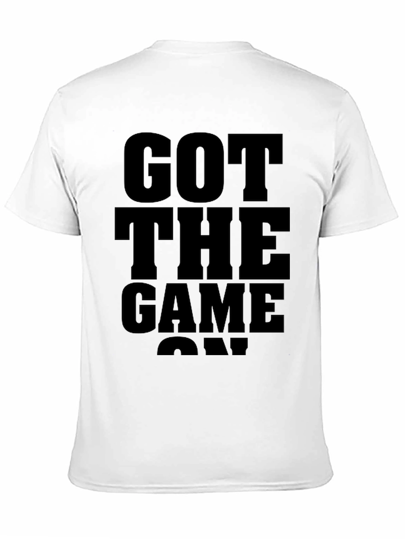 Got Game On Black Graphic T-Shirt