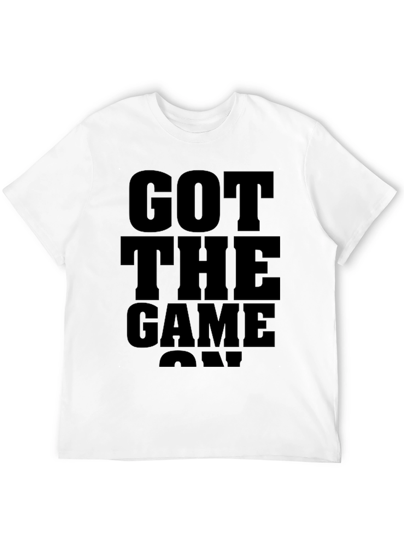 Got Game On Black Graphic T-Shirt