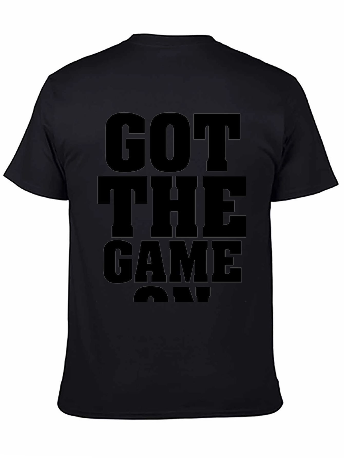 Got Game On Black Graphic T-Shirt
