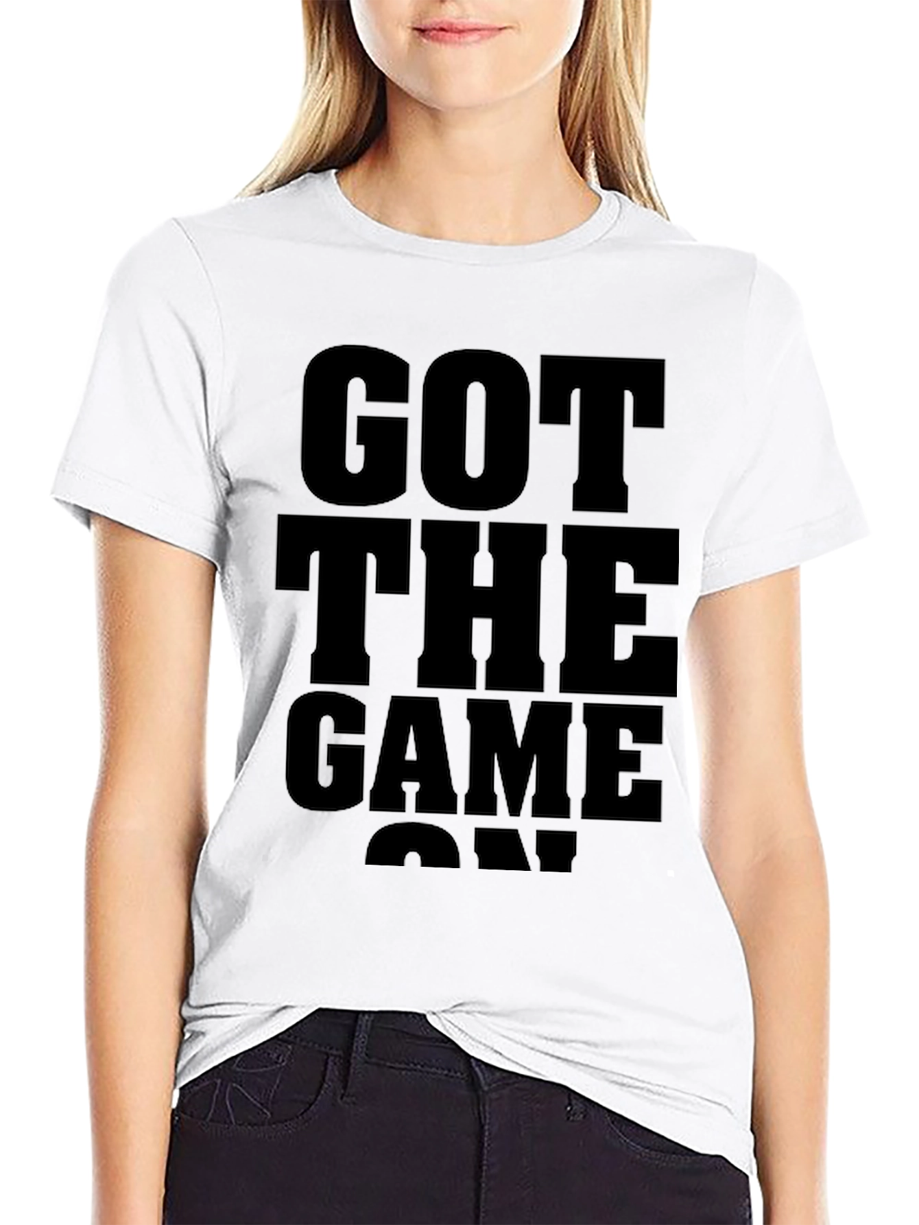 Got Game On Black Graphic T-Shirt