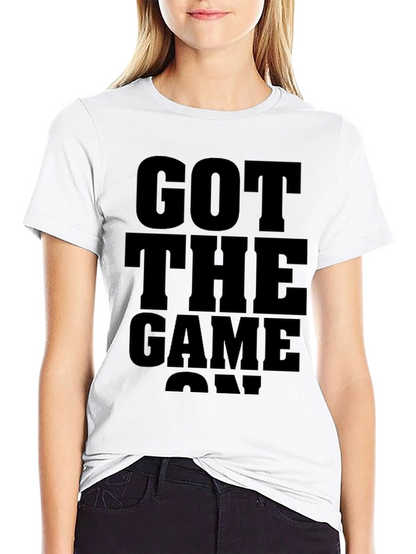 Got Game On Black Graphic T-Shirt