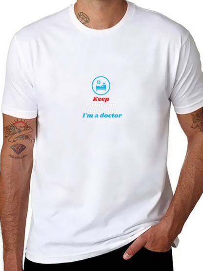 Keep Calm Im a Doctor Black T-Shirt