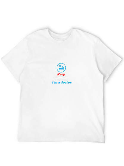 Keep Calm Im a Doctor Black T-Shirt