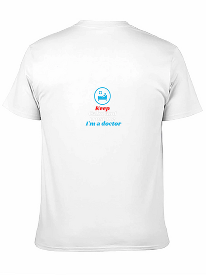 Keep Calm Im a Doctor Black T-Shirt