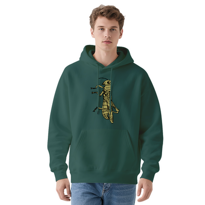 Streetwear Hoodie - Cricket Illustration
