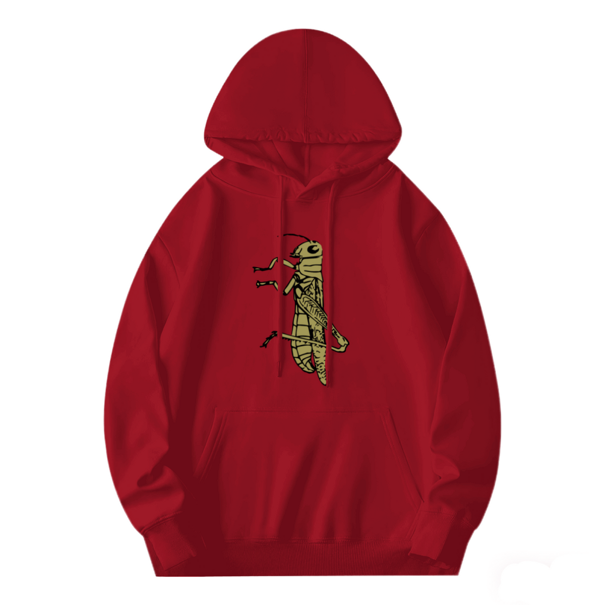 Streetwear Hoodie - Cricket Illustration