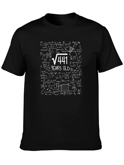Funny 21st Birthday T-Shirt: Math Equation 21 Years Old