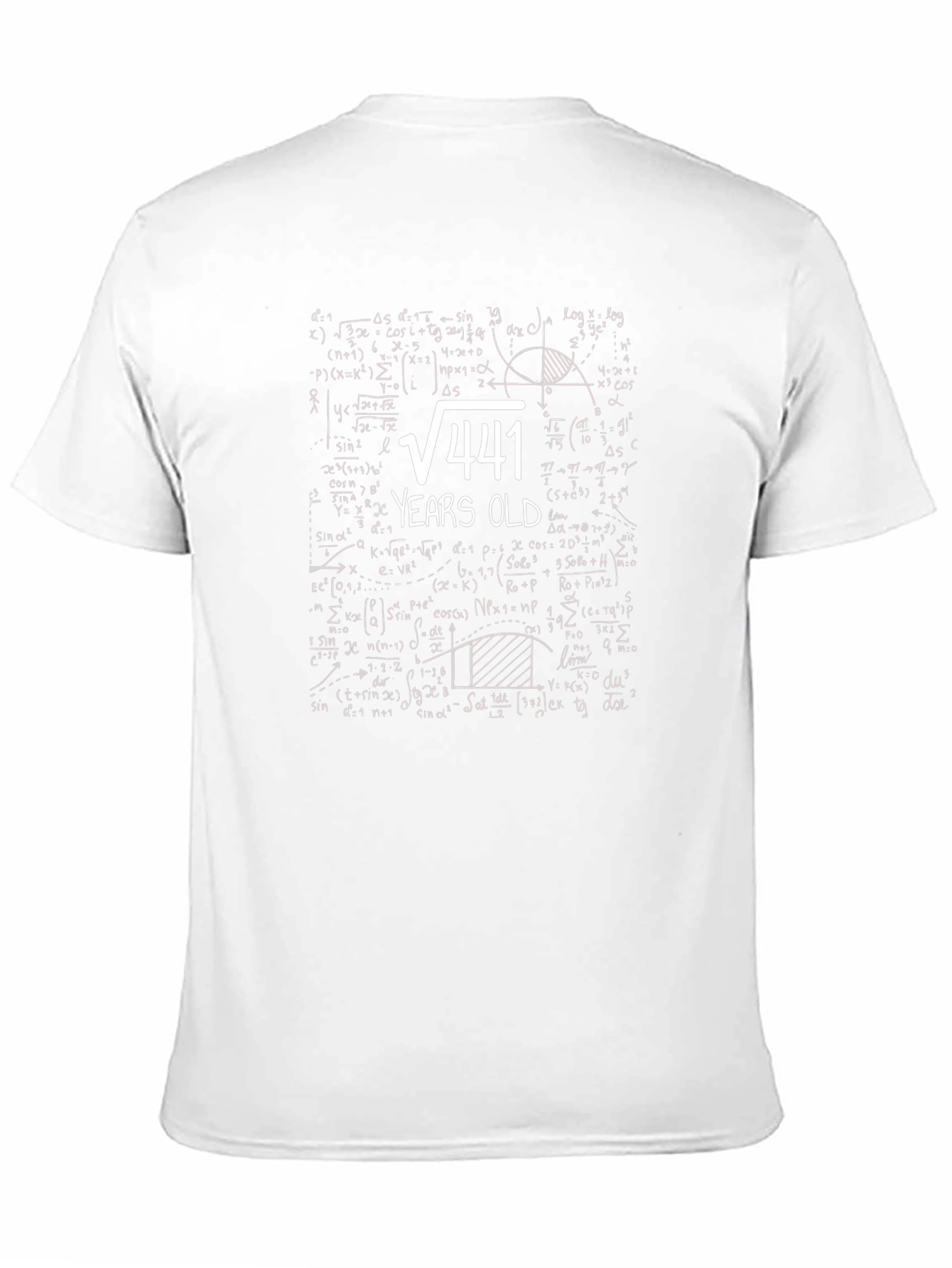 Funny 21st Birthday T-Shirt: Math Equation 21 Years Old