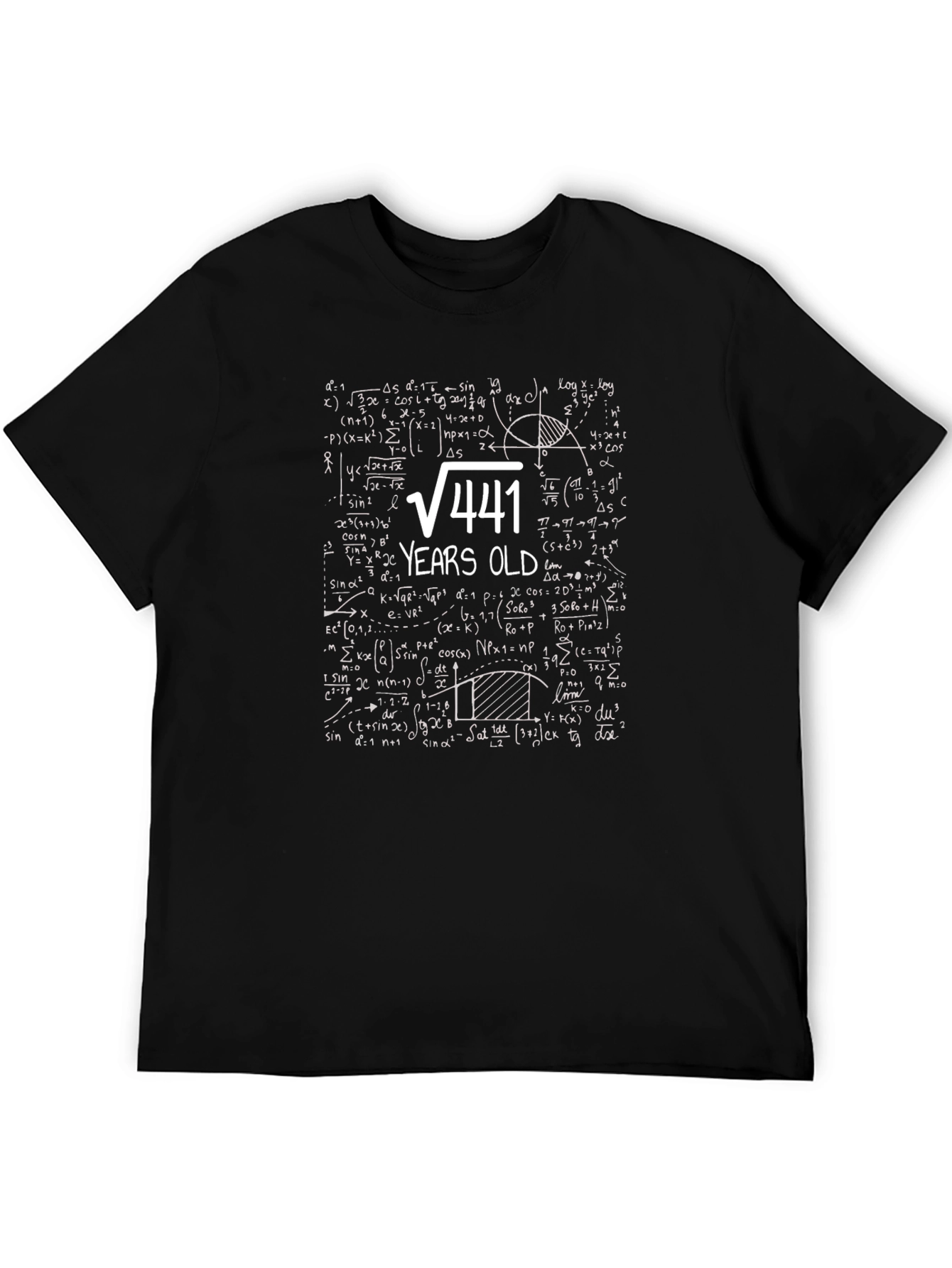 Funny 21st Birthday T-Shirt: Math Equation 21 Years Old