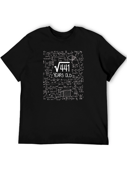 Funny 21st Birthday T-Shirt: Math Equation 21 Years Old