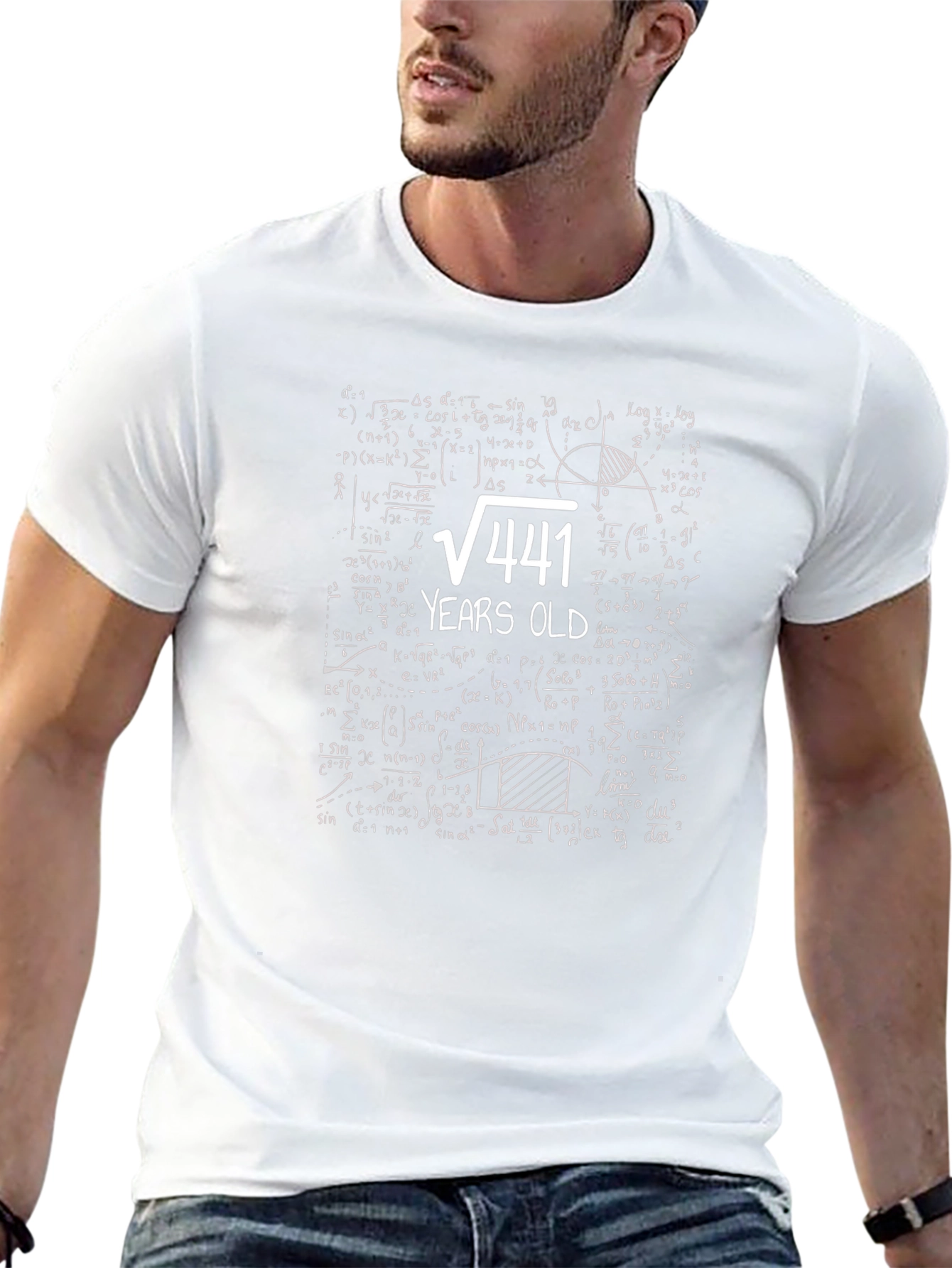 Funny 21st Birthday T-Shirt: Math Equation 21 Years Old