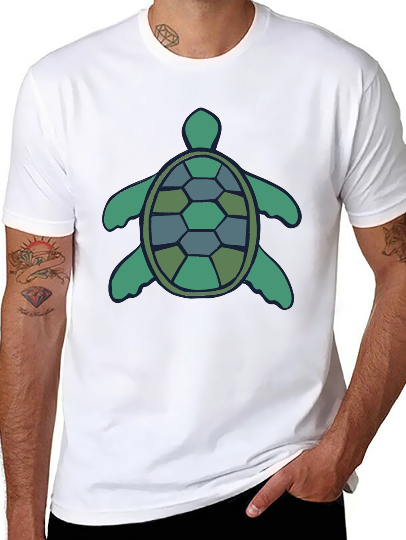 Turtle Graphic Tee - Comfort & Style