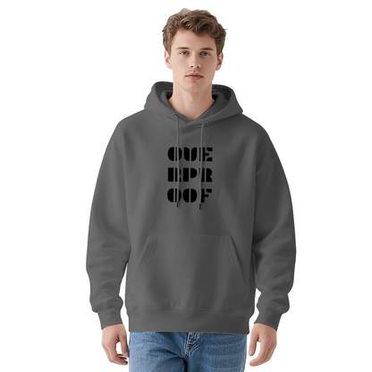 OUR LOVE Negative Space Graphic Hoodie