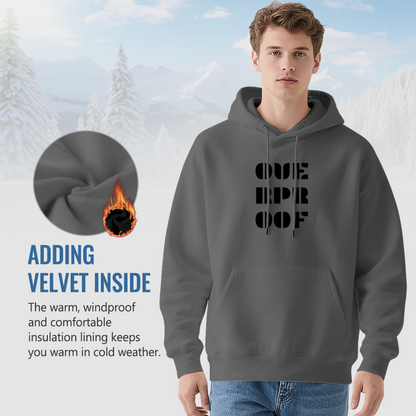 OUR LOVE Negative Space Graphic Hoodie