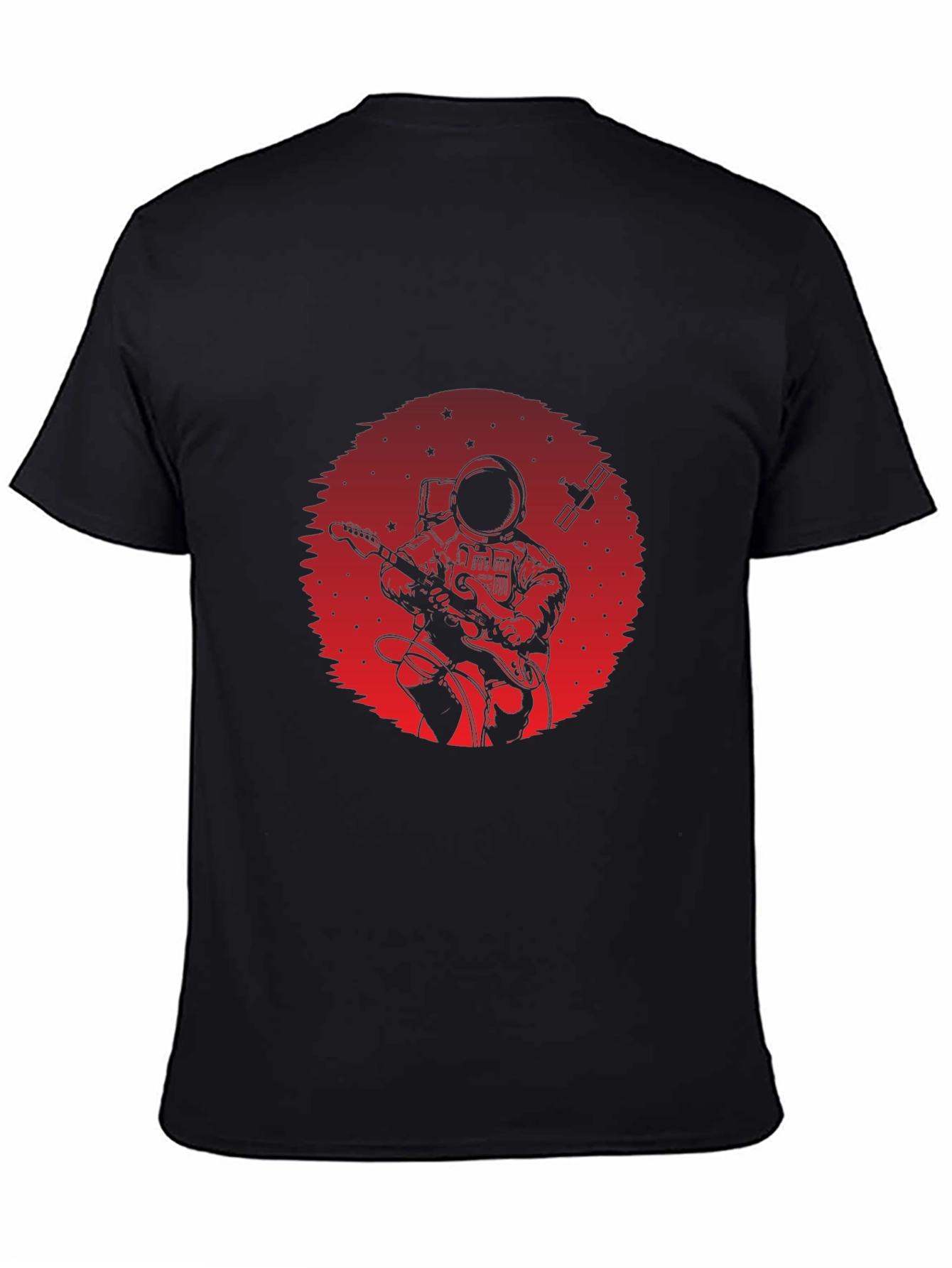 Astronaut Guitarist Graphic Tee - Space Rock T-Shirt