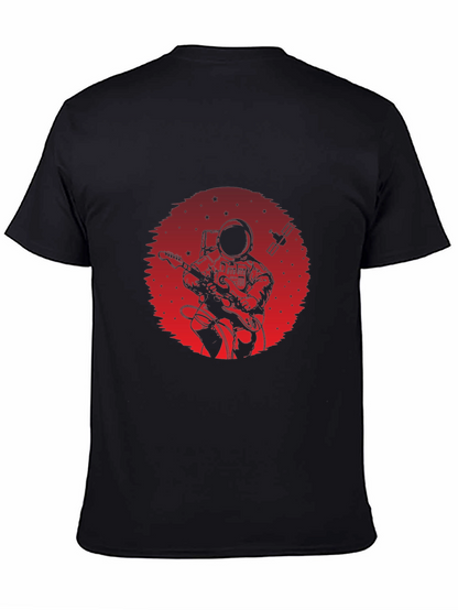 Astronaut Guitarist Graphic Tee - Space Rock T-Shirt