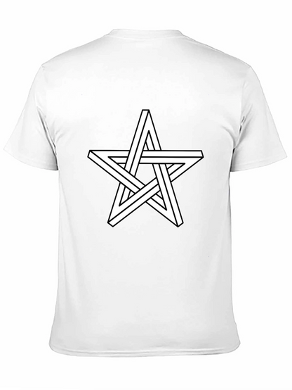 Optical Illusion Star Graphic T-Shirt