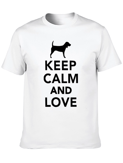 Keep Calm and Love Dog T-Shirt
