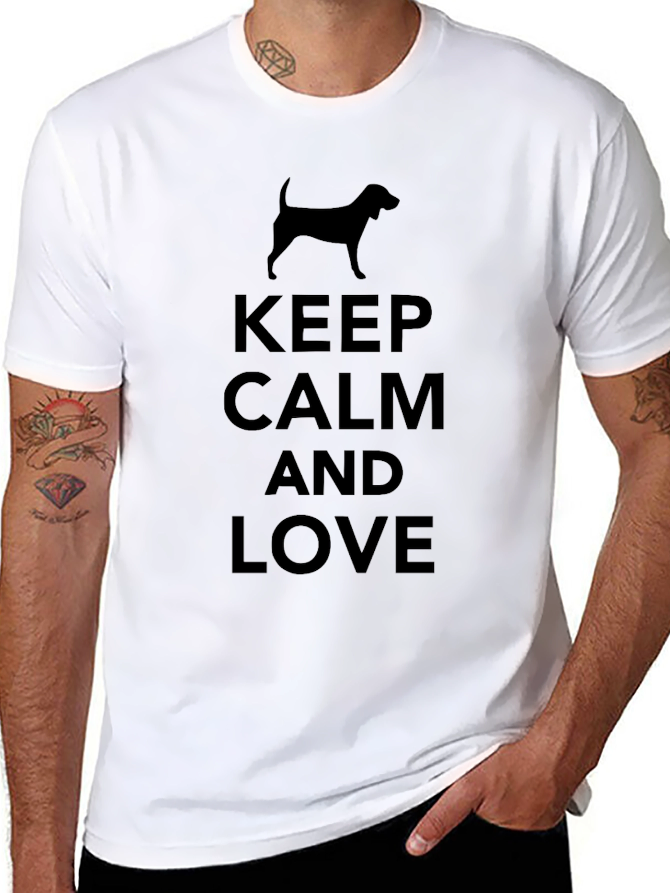 Keep Calm and Love Dog T-Shirt