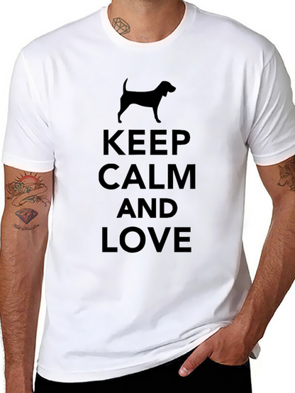 Keep Calm and Love Dog T-Shirt