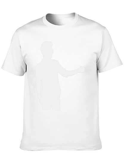 Retro Silhouette Graphic Tee - Classic Black