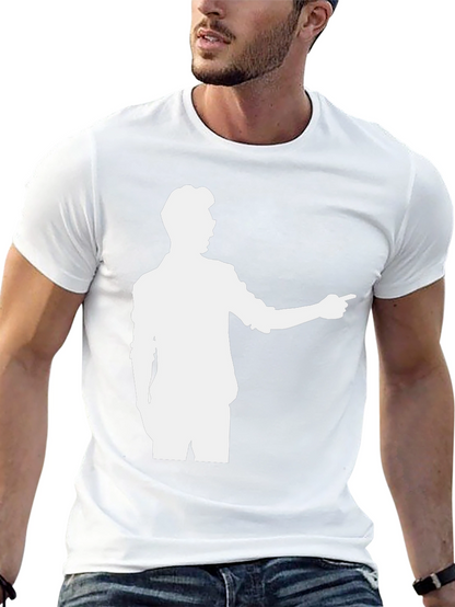 Retro Silhouette Graphic Tee - Classic Black