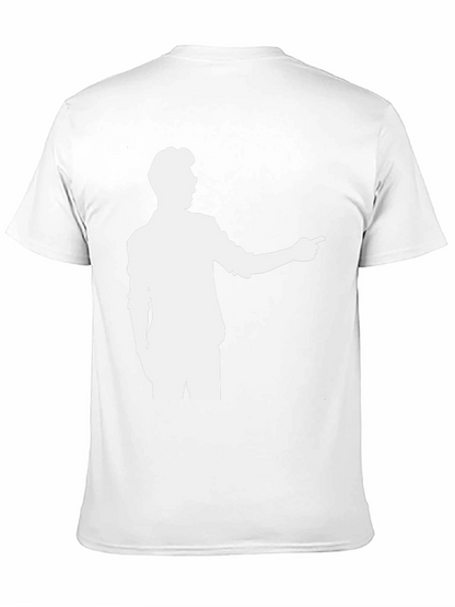 Retro Silhouette Graphic Tee - Classic Black