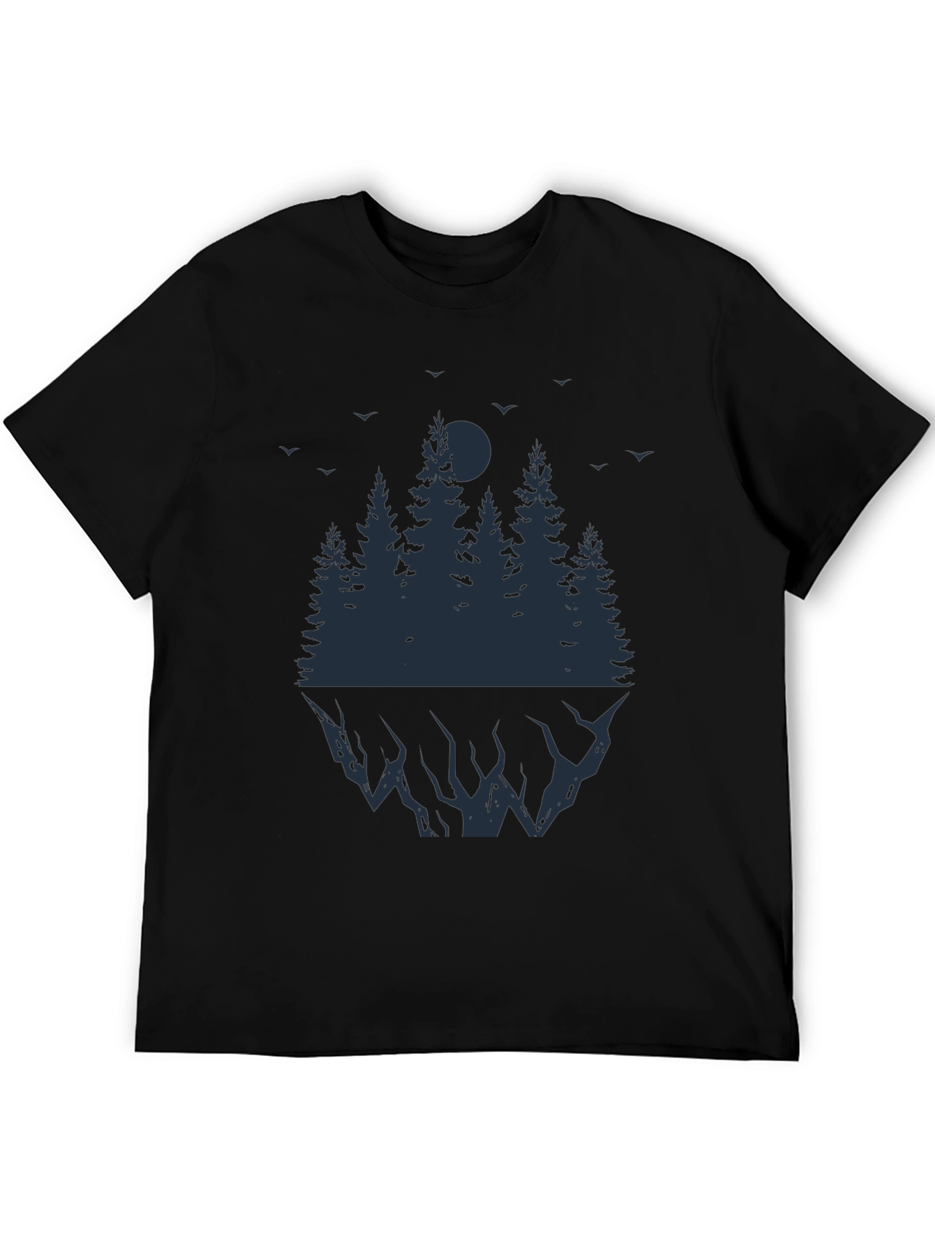 Mens Black Forest Graphic T-Shirt