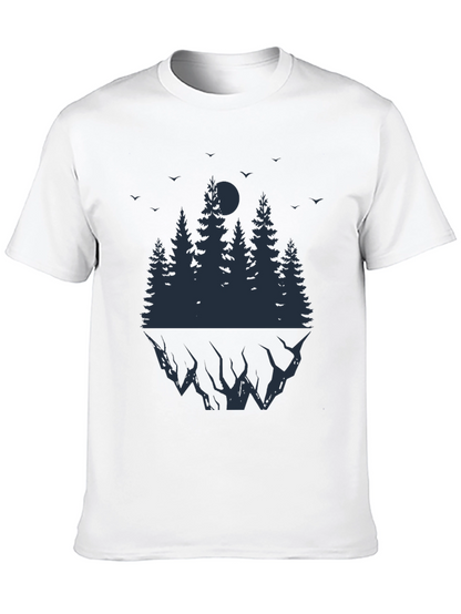 Mens Black Forest Graphic T-Shirt