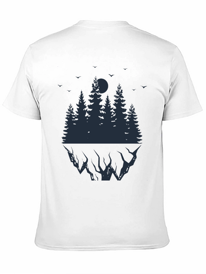 Mens Black Forest Graphic T-Shirt