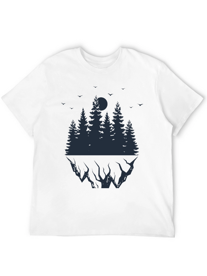 Mens Black Forest Graphic T-Shirt