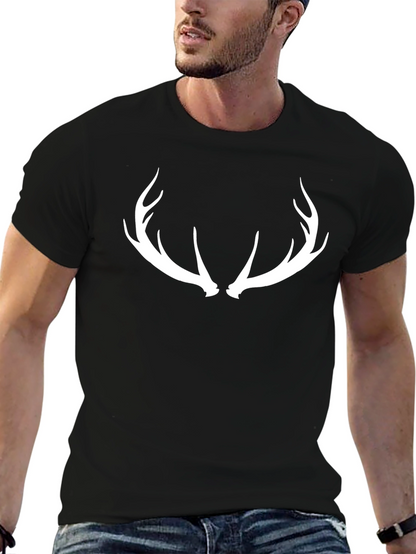 Antler Graphic Tee - Black Casual Comfort