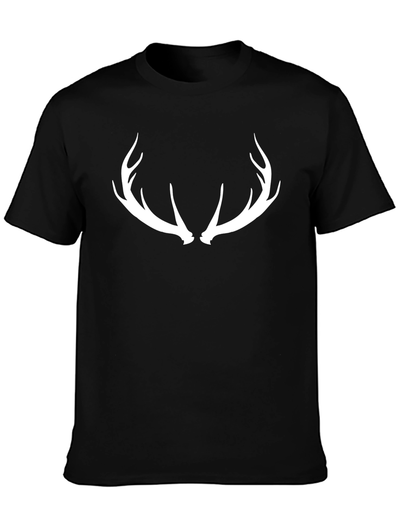 Antler Graphic Tee - Black Casual Comfort