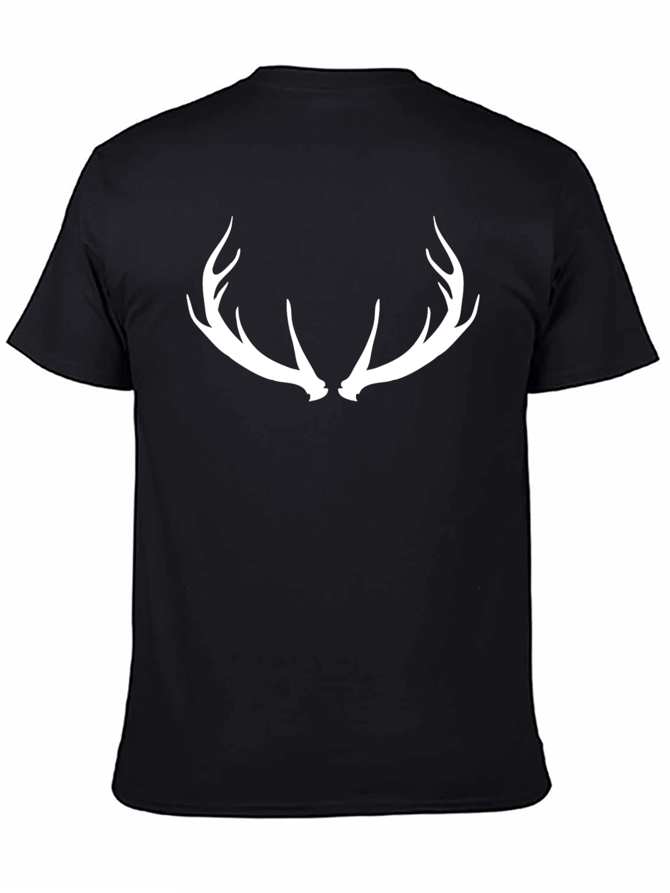 Antler Graphic Tee - Black Casual Comfort