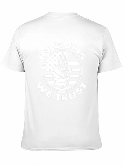 In Guns We Trust Graphic Tee - Black