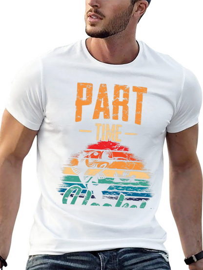 Part-Time Hooked T-Shirt - Fishing Graphic Tee