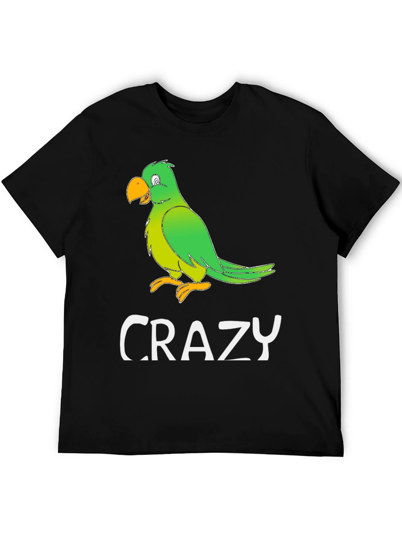 Crazy Parrot Graphic T-Shirt - Mens
