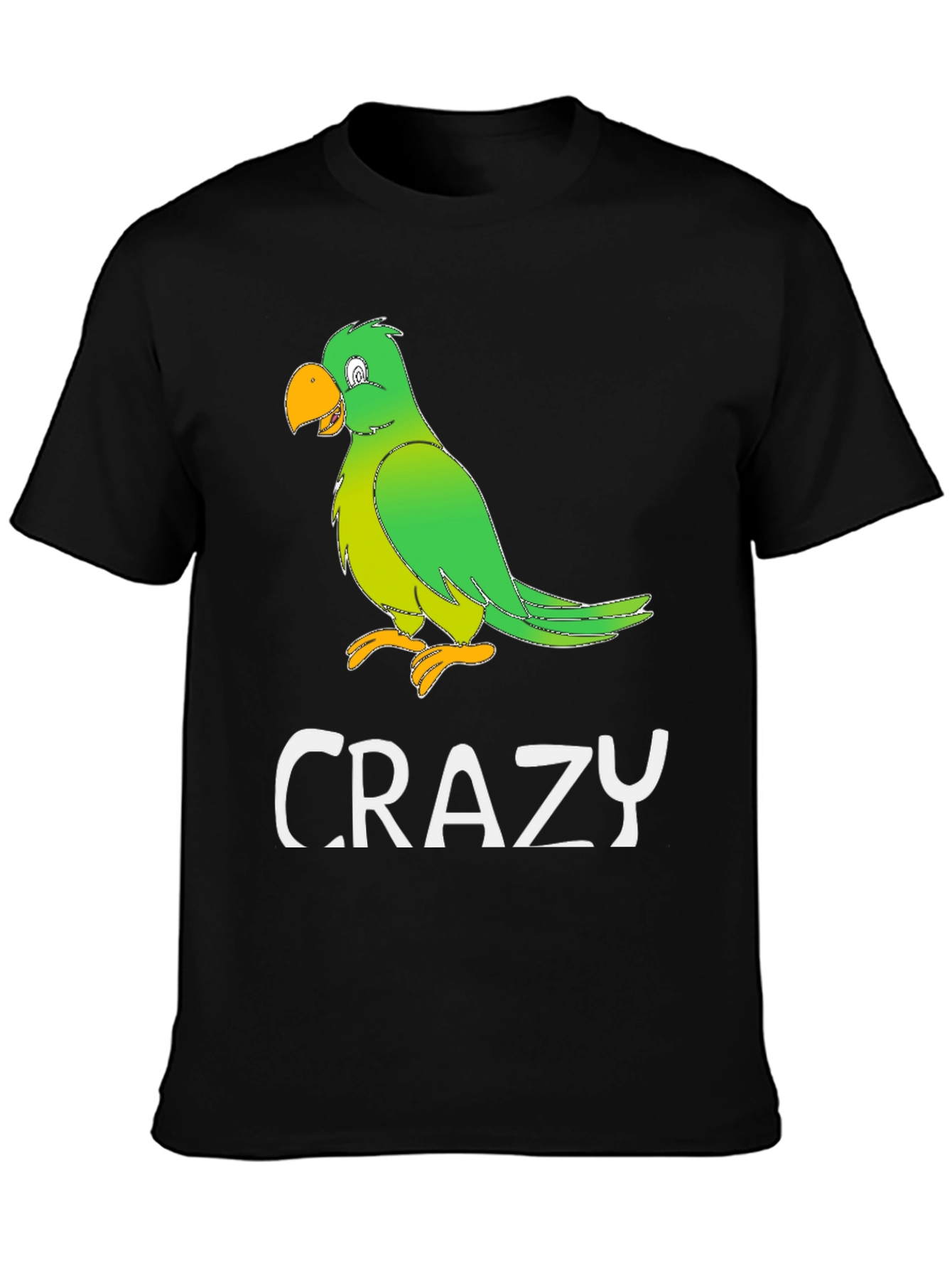 Crazy Parrot Graphic T-Shirt - Mens