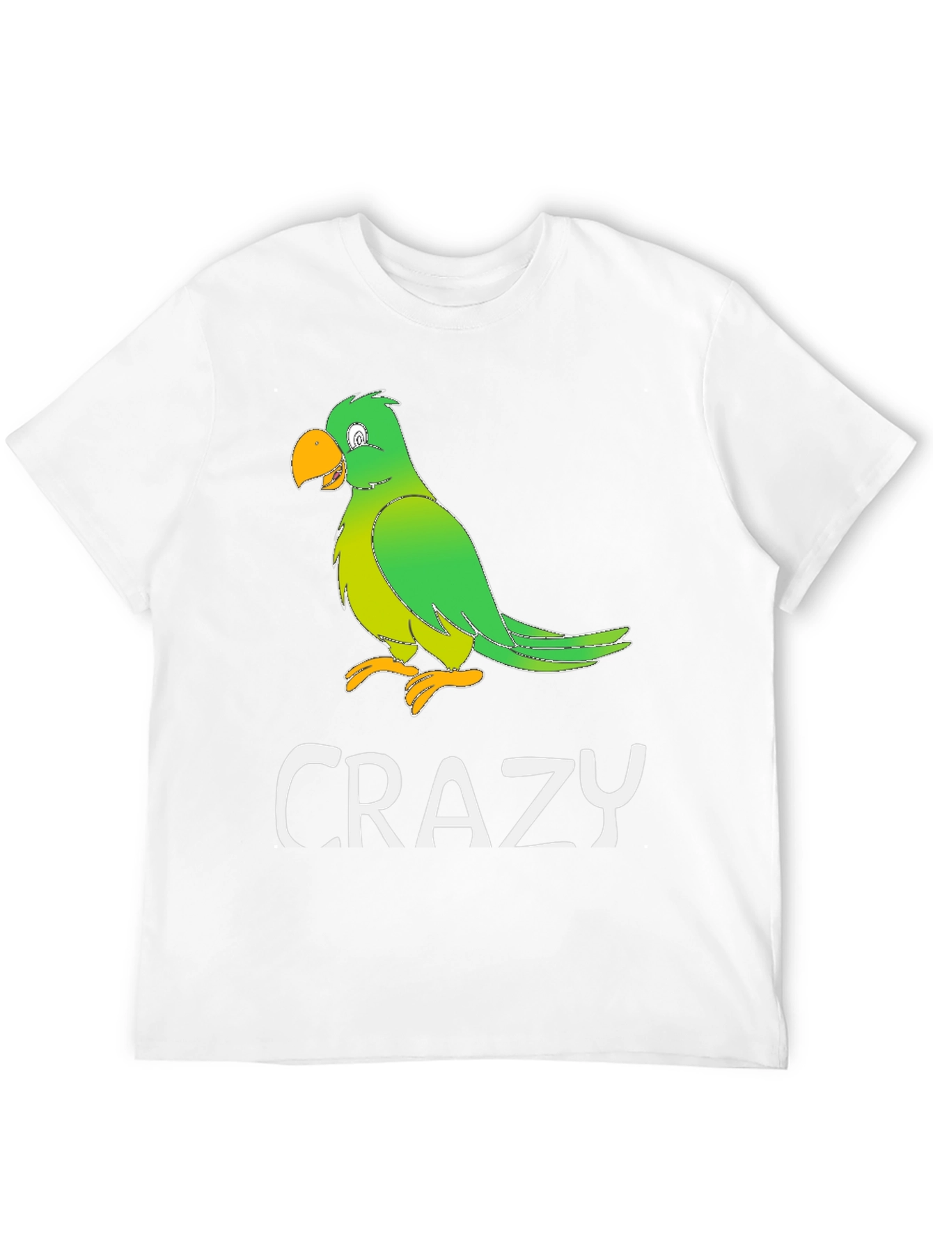 Crazy Parrot Graphic T-Shirt - Mens