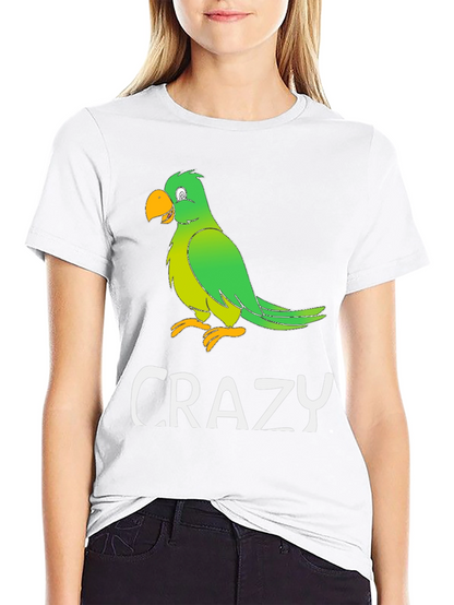 Crazy Parrot Graphic T-Shirt - Mens