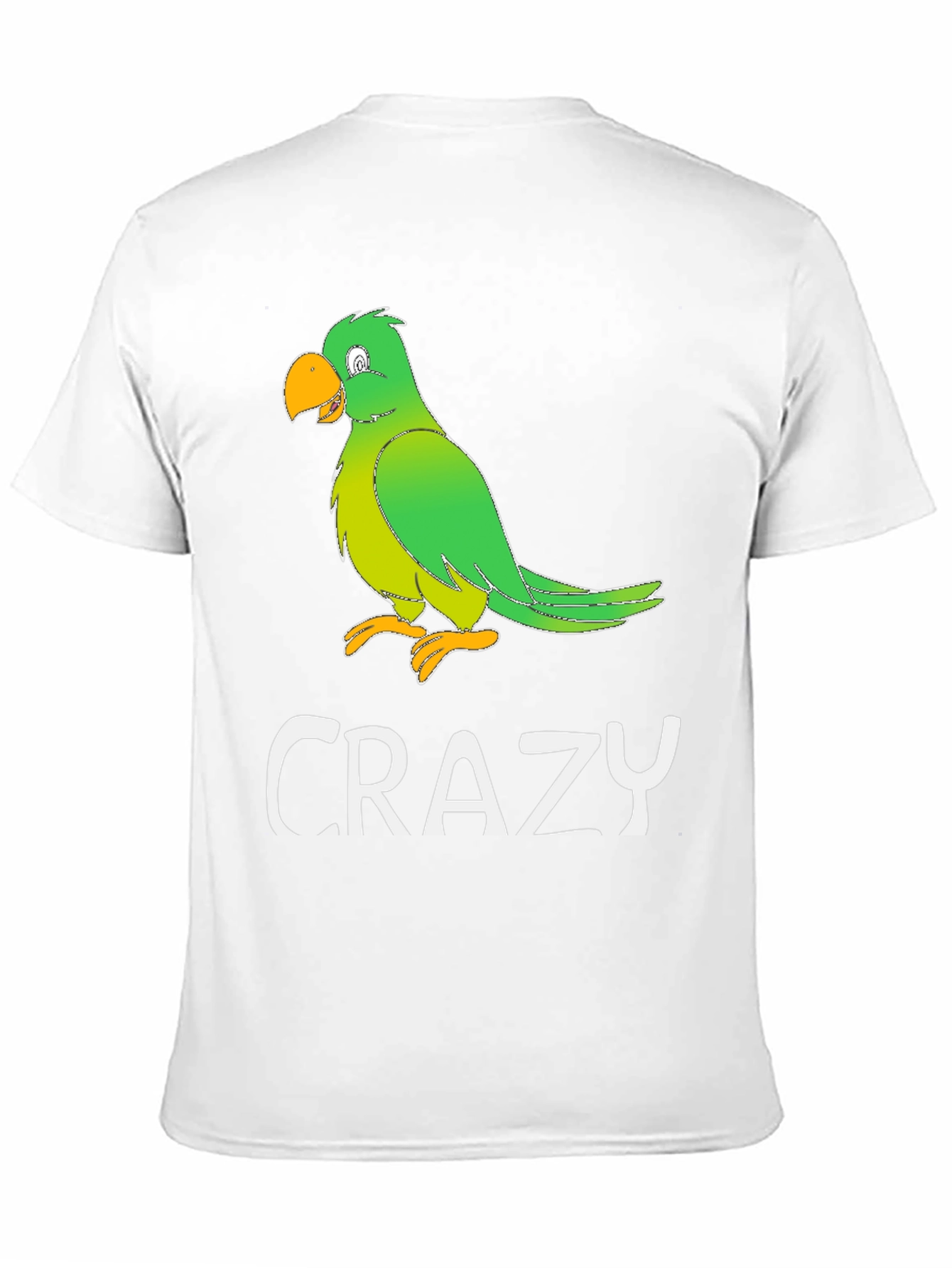 Crazy Parrot Graphic T-Shirt - Mens