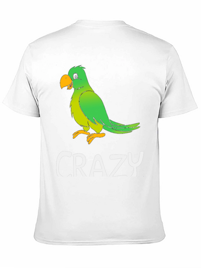 Crazy Parrot Graphic T-Shirt - Mens