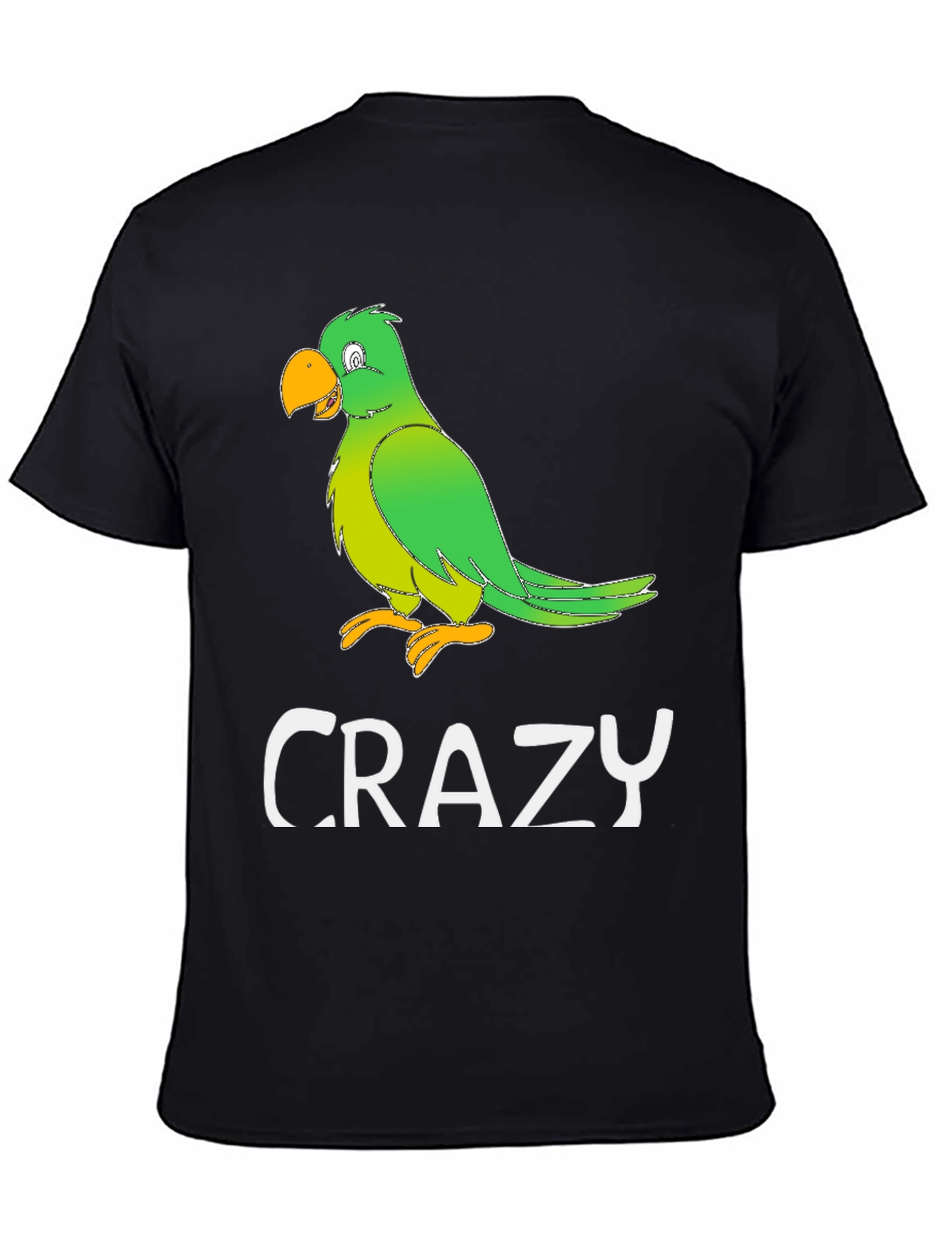Crazy Parrot Graphic T-Shirt - Mens