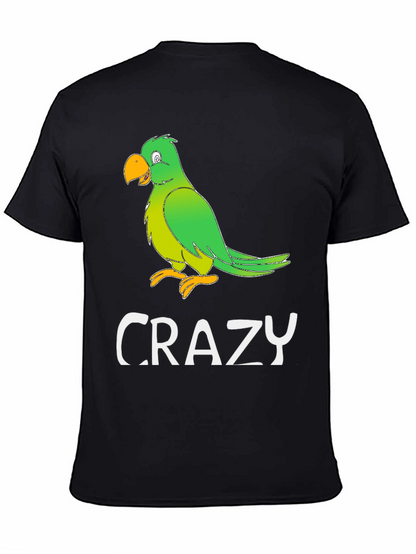 Crazy Parrot Graphic T-Shirt - Mens